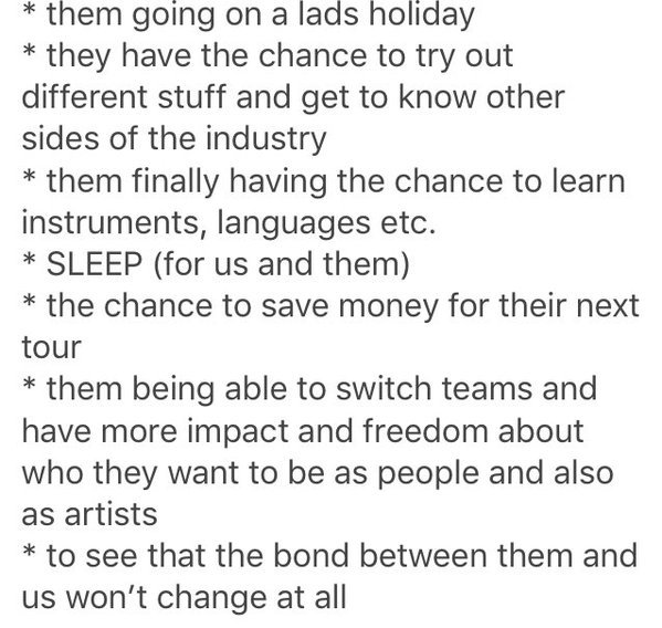 some positives about the break ◡̈