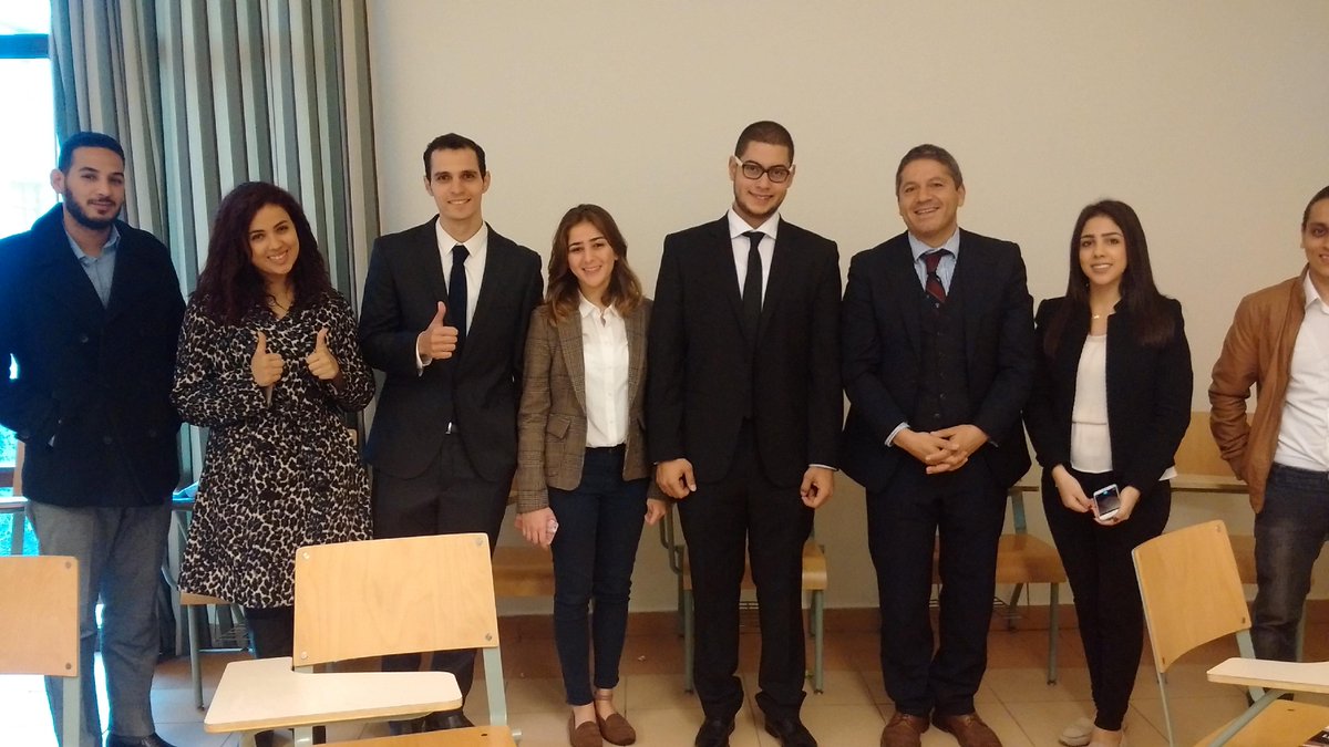 AUC_MFA's tweet photo. @AUC_Business #ENTR4102 the winning team #EduShop thank you @AUC_Vlab thank you #Beltone_PE thank you @liveplan https://t.co/Bf0k3tsOLO