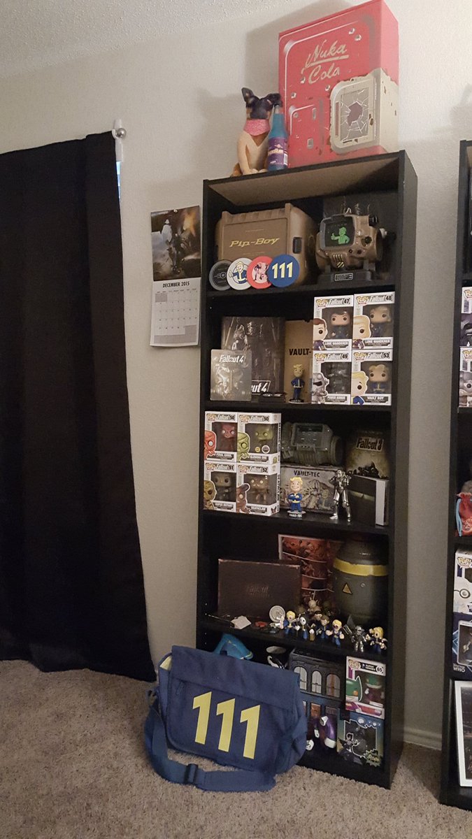 SinisterCheese's tweet photo. Our #Fallout collection is getting quite large! I'm glad we both love @Fallout so much!! #FalloutFansForLife https://t.co/gUbK7E8Gtf