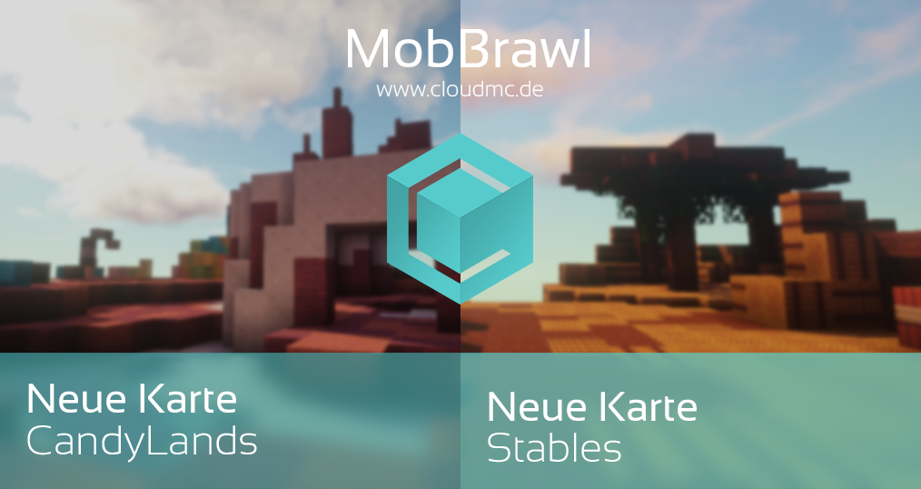 CloudMC_DE's tweet photo. Entdecke jetzt in #MobBrawl die zwei neuen Karten #CandyLands & #Stables https://t.co/abuizpznXa