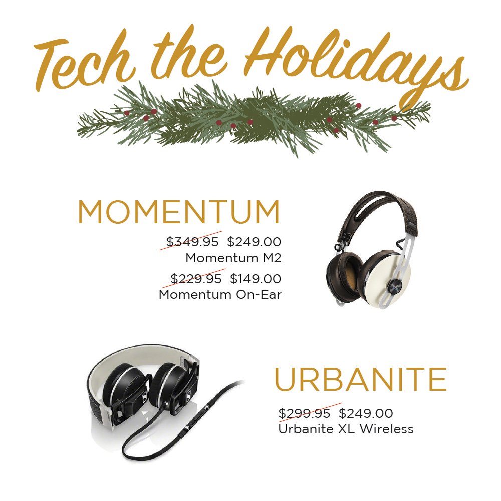 MUTigerTech's tweet image. Gift high-quality audio this year with Sennhieser headphones! #TechTheHalls ow.ly/VGCr9