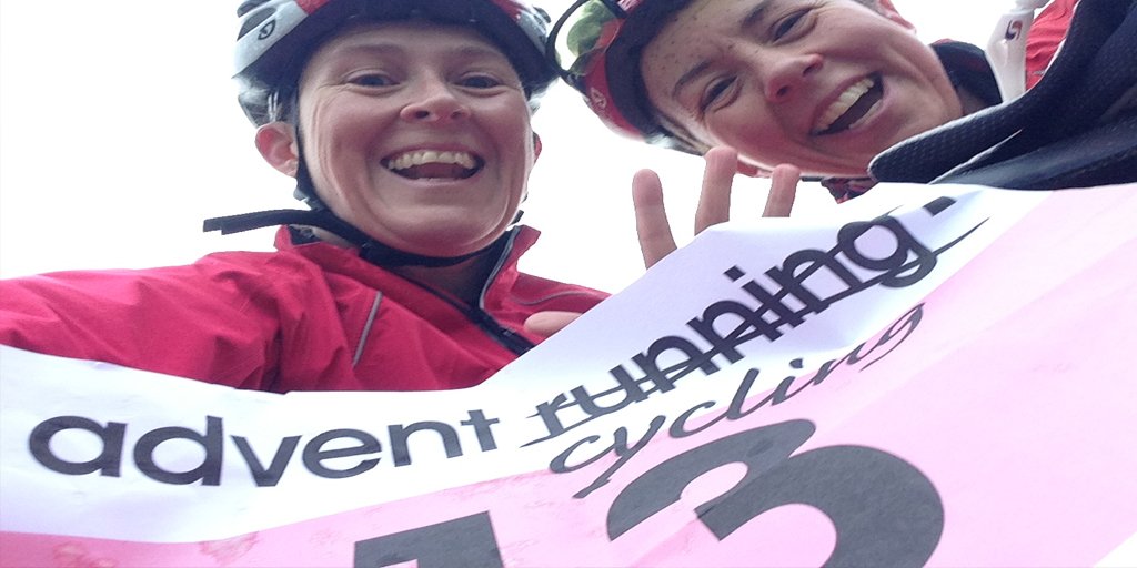 mels_posts's tweet image. Day 13 @adventrunning - 4hr bike &amp;amp; 30min run. Need selfie stick for Xmas! #adventrunning #boostlondon #runforsprouts