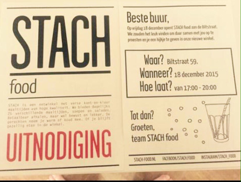 Vrijdag 18 december a.s. vanaf 17.00 uur: openingsfeest van <a href="/stachfood/">Stach-Food</a> op mijn nummer 59!