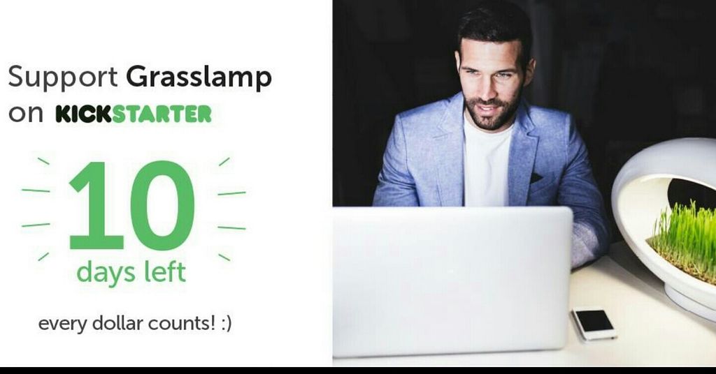 grasslamp's tweet photo. 10 more days, keep supporting us! #Grasslamp#Kickstarter https://t.co/OGSHdXkHAV