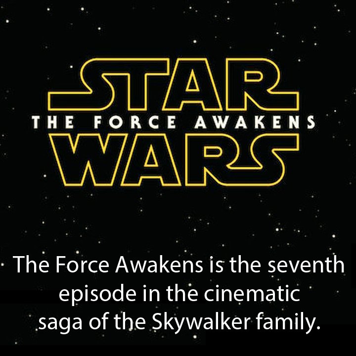 splatmag's tweet photo. #StarWarsFactOfTheDay #SplatMag #TheForceAwakens https://t.co/KZBFQwP89z