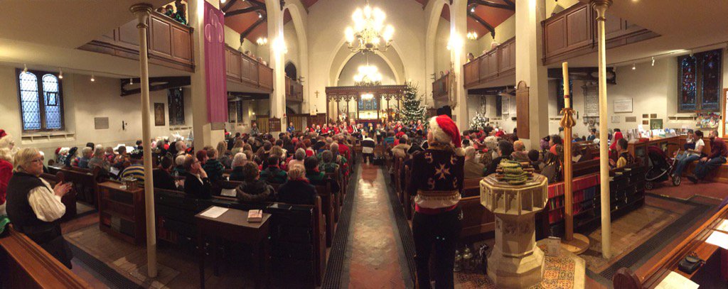 Full house at the Uckfield Bonfire Carol Service
