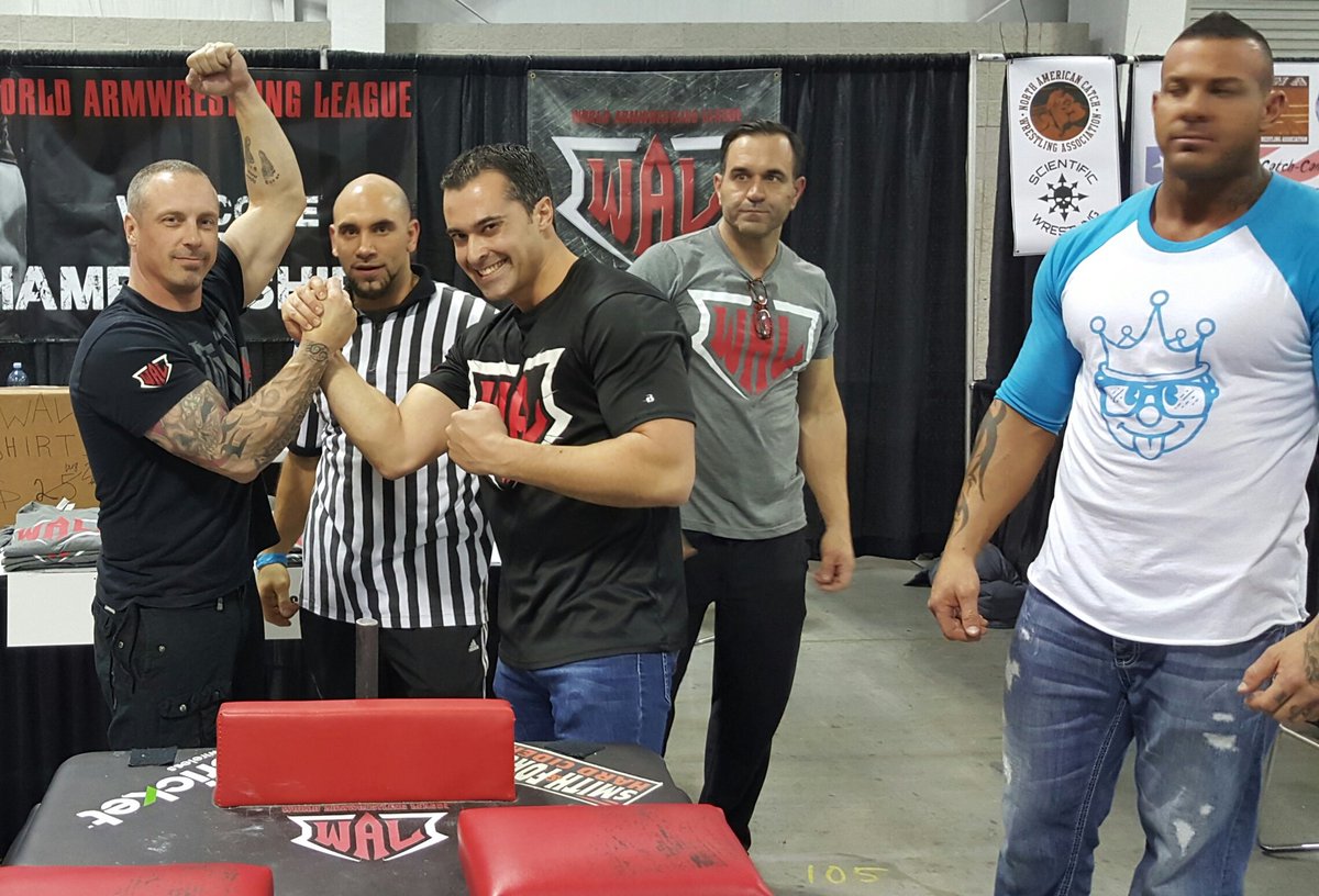 MetalDogNYC's tweet photo. WAL at MMA expo at Javits Center https://t.co/maTzrjCVFM