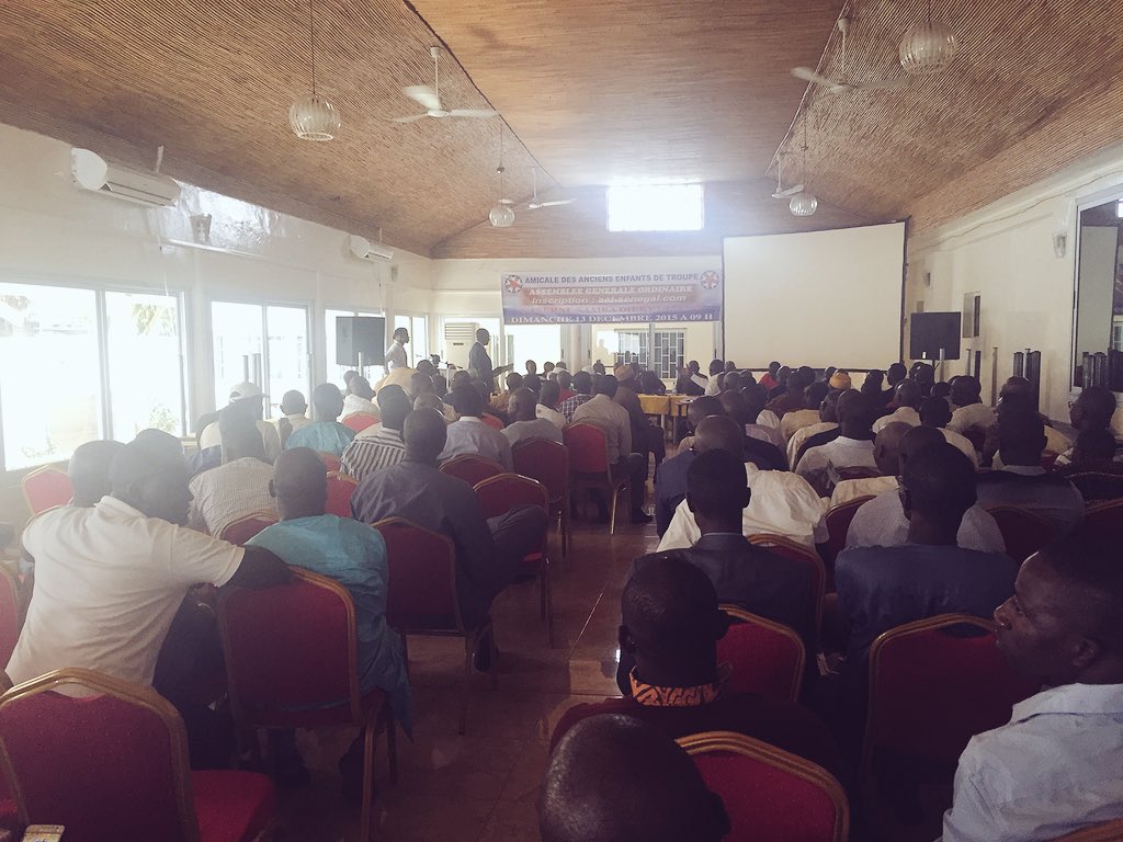 aetsenegal's tweet photo. Vue d'ensemble de la salle de rencontre de l'#AG2015 https://t.co/iJ8A3W622c