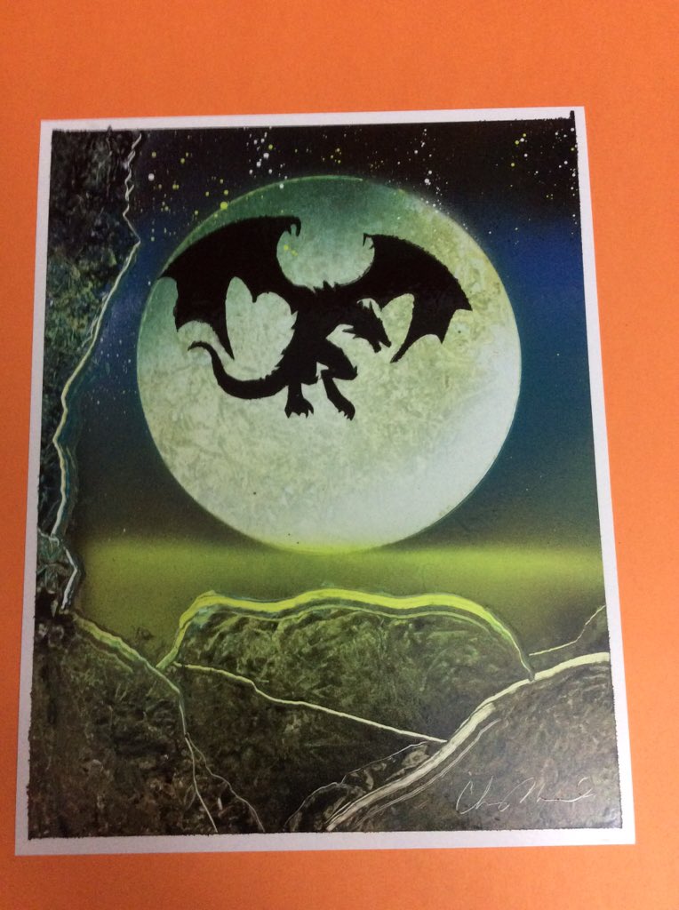 luna_gift's tweet photo. #original #spraypaintart available. #free shipping #dragons #elmstreet #poe #ooak #christmasgifts #holiday #handmade https://t.co/T4rrO8BLm8