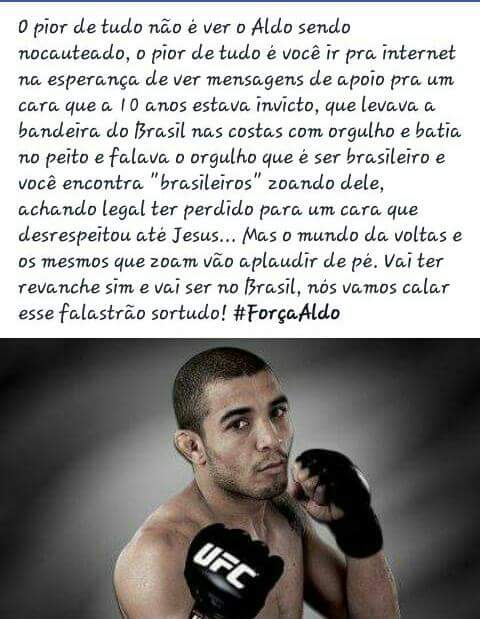 ericagleyce's tweet photo. Eu fico idignada com esse povo.. 😒
#VamoQueVamo.. #Revanche.. #SempreAldo.. 💪 https://t.co/J2PqdzwfkZ