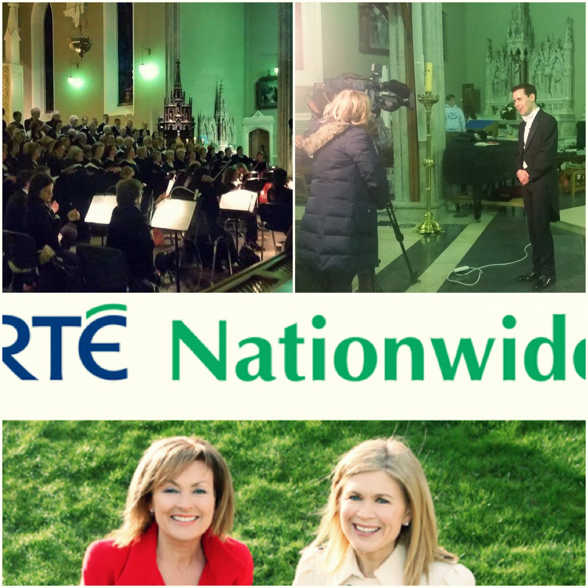CarlowChoralSoc's tweet photo. Thanks @RTENationwide for being with us for #messiah #CCS50. Broadcast xmas week. Updates https://t.co/ohu6qMLb0o https://t.co/qP9HyqaUUJ