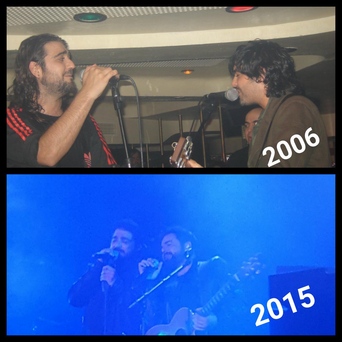 Por muchos años que pasen este dueto pone los pelos de punta... <a href="/antoniorozco/">Antonio Orozco</a> <a href="/pjhermosilla/">PJ Hermosilla</a>