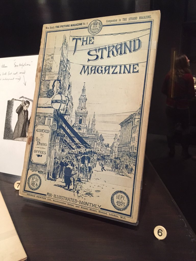 BakerStBabes's tweet photo. Favorite moments from the #SherlockExhibit at @DenverMuseumNS 1. An original Strand Mag https://t.co/qdbiIWezmg