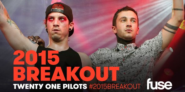 fusetv's tweet image. We ranked all of #2015Breakout @twentyonepilots' records. Which would you put at #1? on.fuse.tv/1Q3wgy2