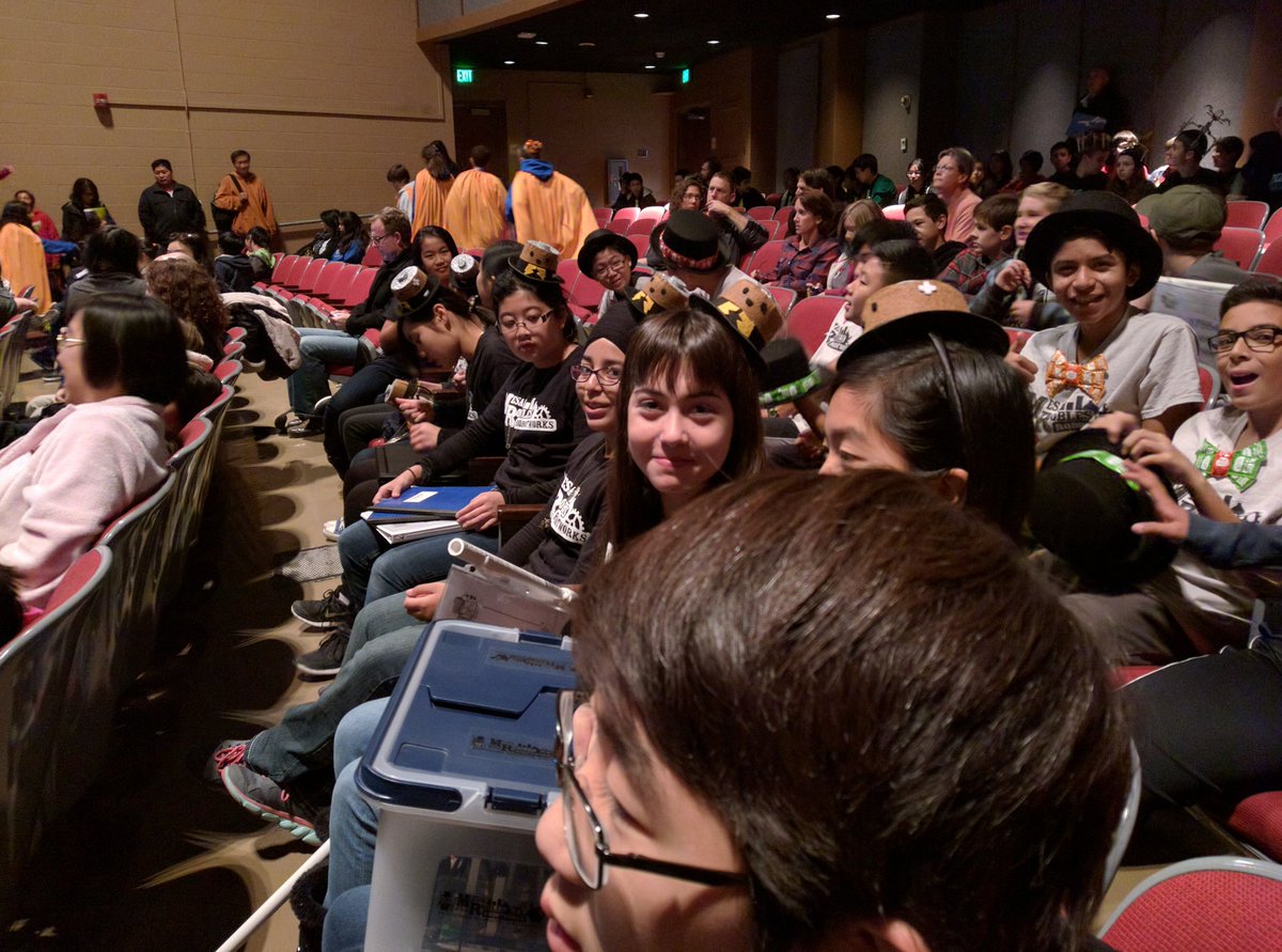 Getting ready for Opening Ceremonies. Looking forward to a fun day! Good luck to all the teams! #omgrobots