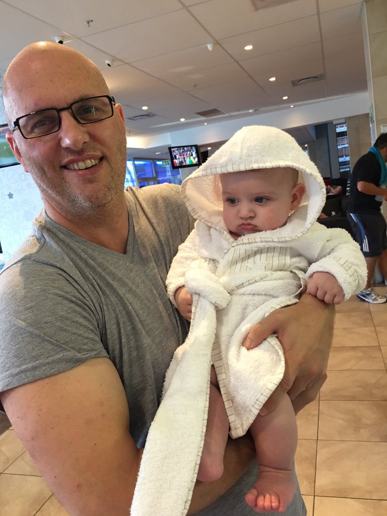 PDorp's tweet image. First swim in the gym pool @virginactiveSA @Stephan_C_ZA