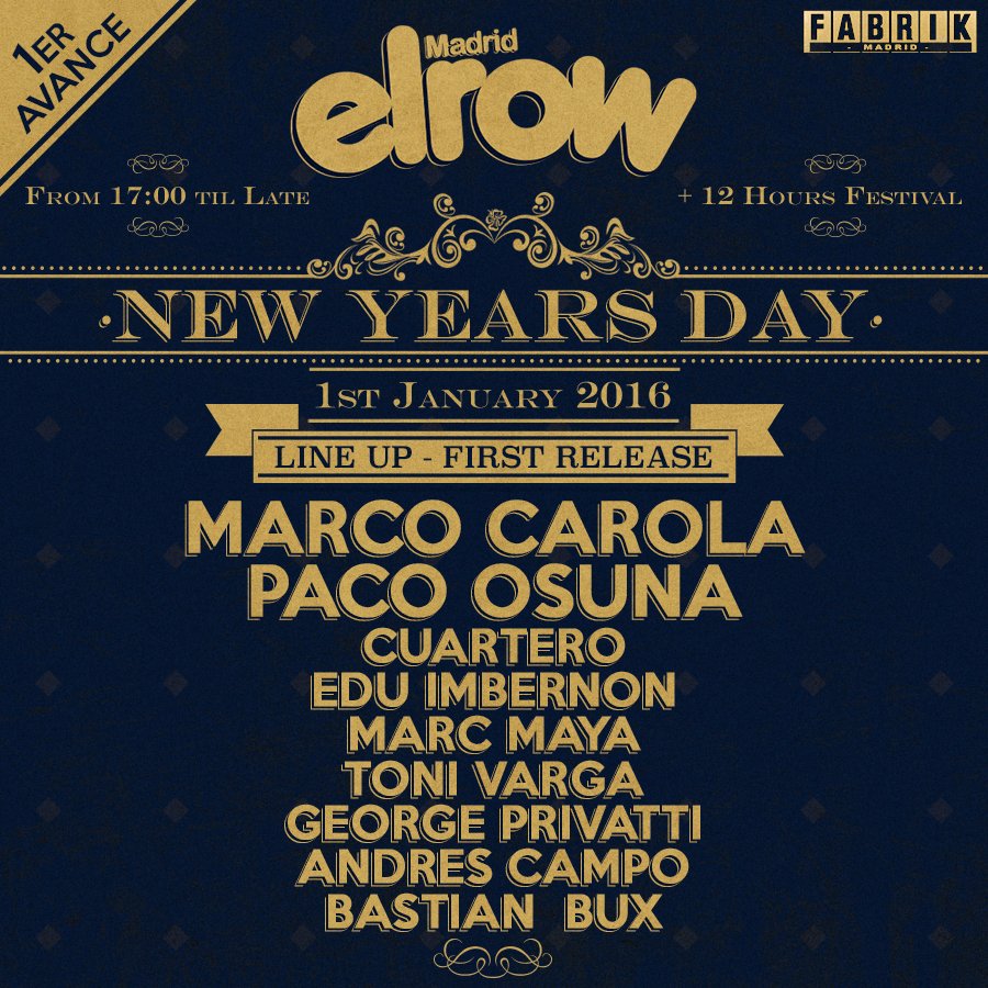 fabrikdiscoteca's tweet photo. Y el día 1 de enero comenzamos 2016 con #elRow !! 
Dale a "RT" si te apuntas !! https://t.co/o5VLcp5aO2