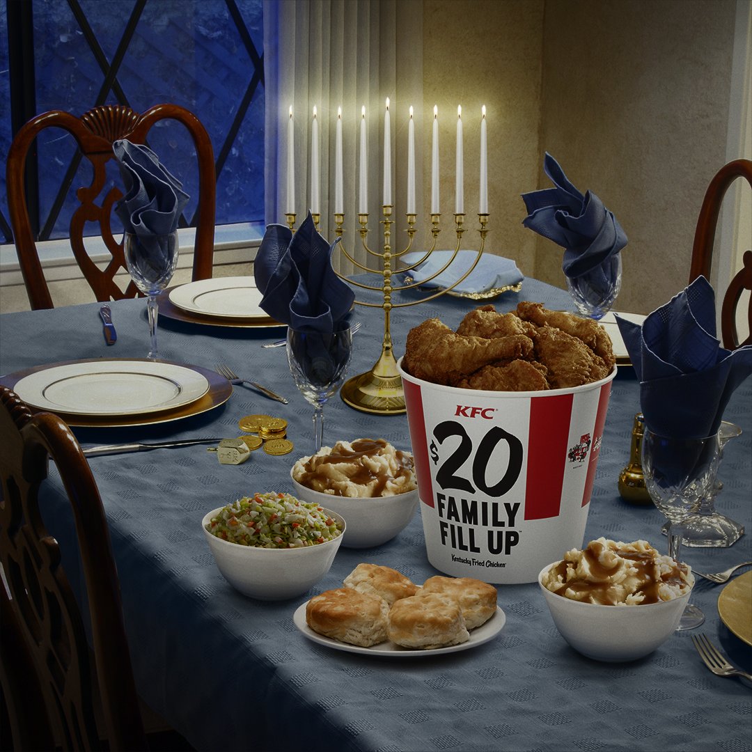 Kfc Finish The 8th Night Of Hanukkah On A Full Stomach With The Abundant Goodness Of My Complete Family Fill Up T Co 95zkefbqa8 Twitter