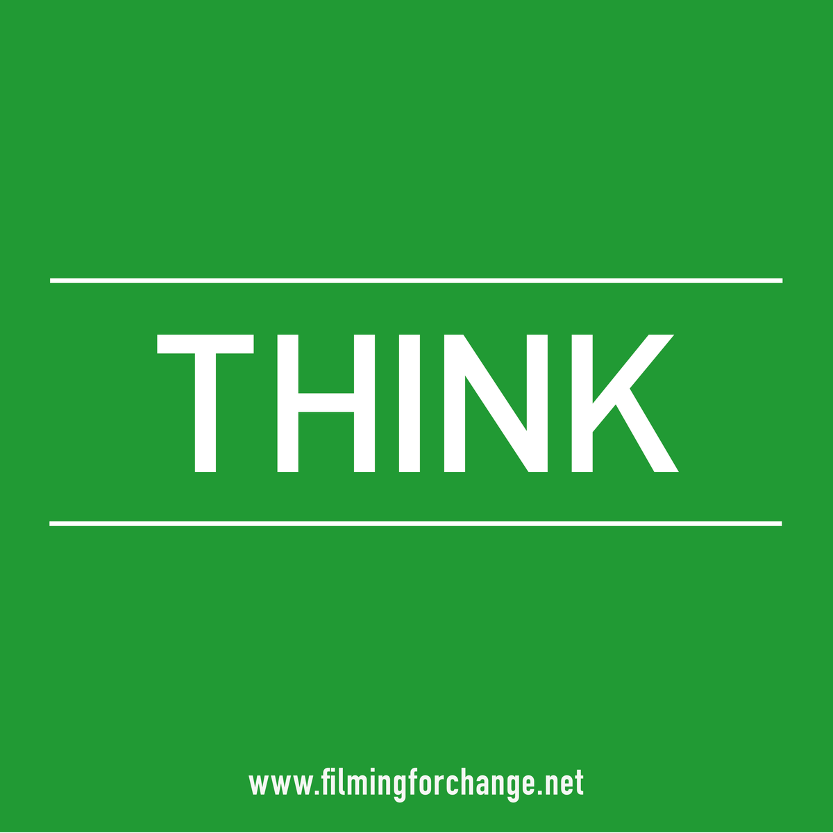 FFCHdotNET's tweet photo. Think about it!
#filmingforchange #FFCHdotNET #change https://t.co/KScQyVmPTF