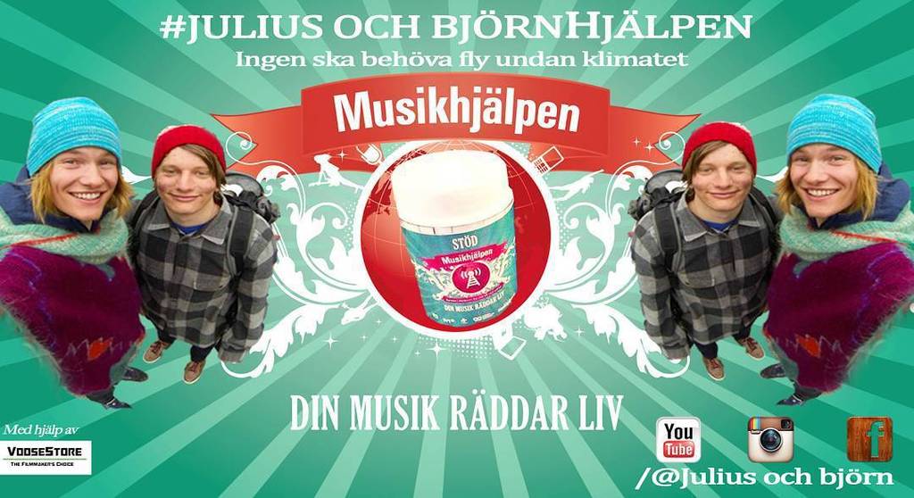JuliusOBjorn's tweet photo. Våra trogna springarföljare! Vi behöver er hjälp.  Vi har startat en elektronisk sparbössa för @Musikhjälpen. 
Länk… https://t.co/G6dKTMvFhA