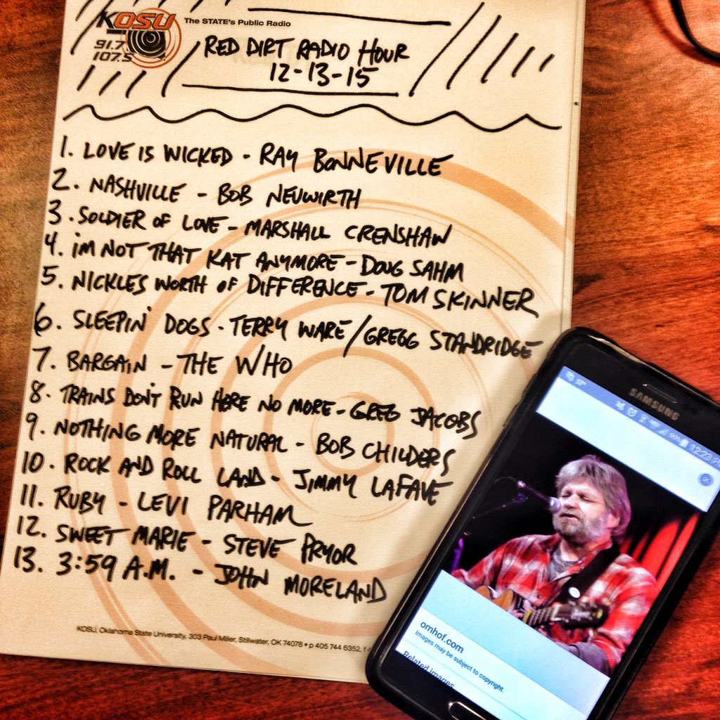 bradpiccolo's tweet photo. Tonight on the RDRH: Some damn fine tunes. Listen at 9:00pm @KOSURadio https://t.co/GFy4DEteQy