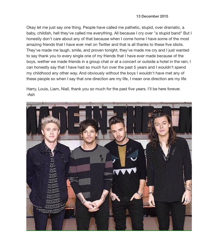 wallymcr's tweet photo. Okay I'm currently in tears but I just needed to say something -w3 #ThisIsNotTheEndOfOneDirection #SeeYouSoon1D https://t.co/W46oEr792M