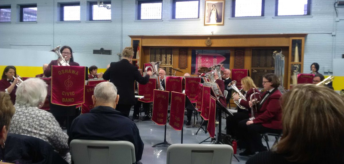 jennkfrench's tweet photo. A beautiful afternoon Christmas concert at the Armoury w #Oshawa Civic Band @OshawaCB #Community https://t.co/cEat6DwWeG