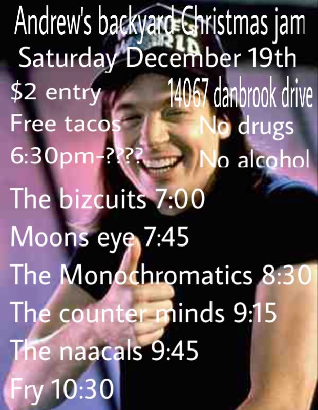 TheeBSides's tweet photo. FREE TACOS AND GOOD MUSIC. Why wouldn't you come!? 🌮🎶 https://t.co/8Vb35QrEop