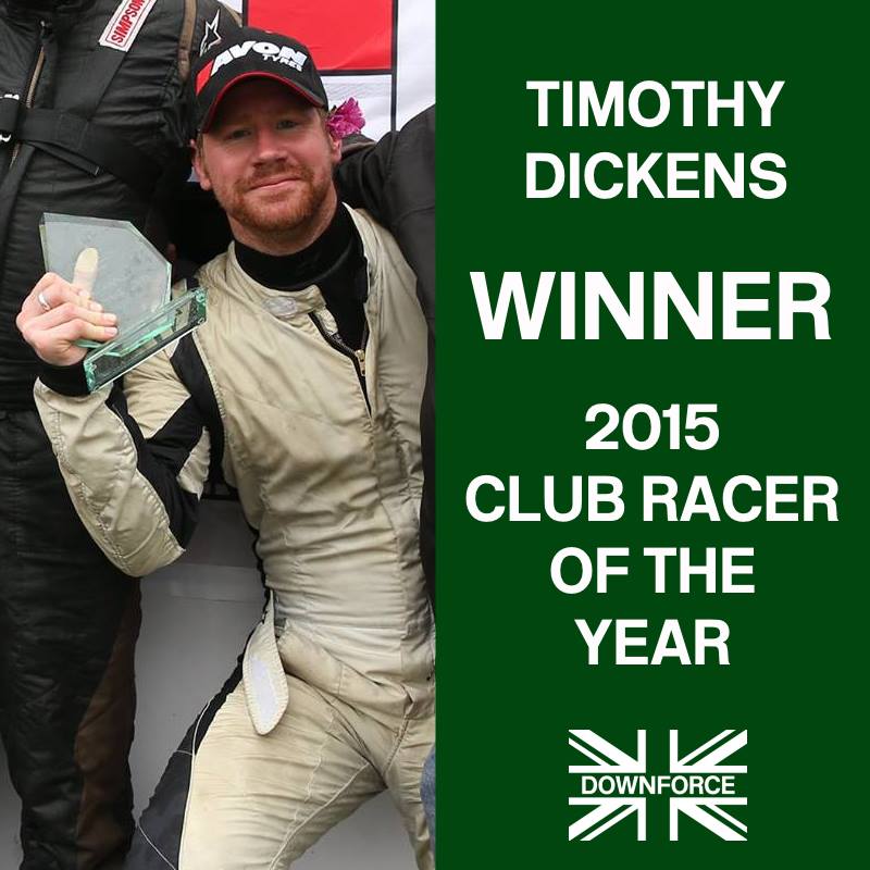 Our 2015 Club Racer of The Year... Timothy Dickens! #DFAwards