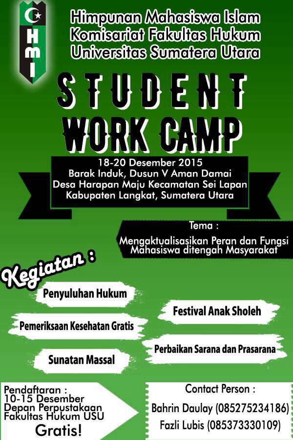 Ayoo BURUAN DAFTAR di jamin SERU
kapan lagi Berkemah sambil BELAJAR,TERJUN KE MASYARAKAT &amp; sambil BERAMAL 
#yakusa