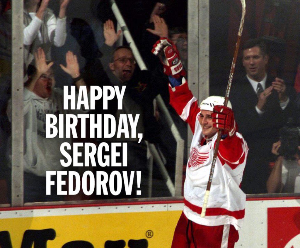 Happy birthday, Sergei Fedorov! via 