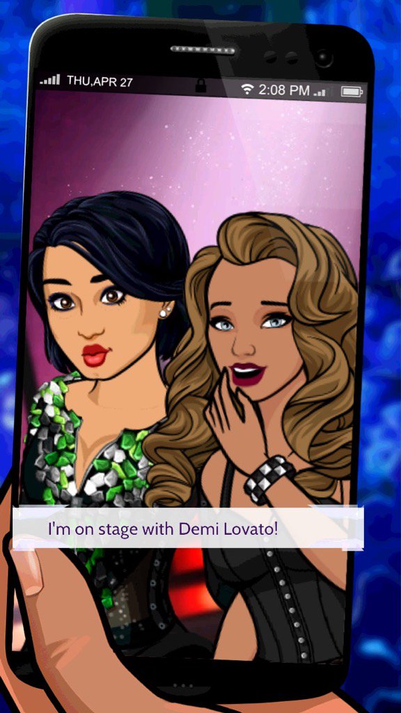 Tuga97's tweet photo. I got a photo on stage with Demi Lovato! #episode #demipathtofame https://t.co/99g3p6RTp7 https://t.co/SkMMAurLgP