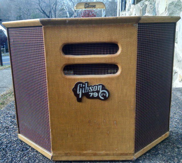 JohnnyAtomic's tweet image. Gibson GA-79RV Stereo 1961 Tweed. #GEARSANTA reverb.com/item/415492-gi…