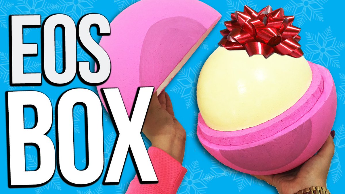 DIY GIANT EOS Gift Box! The PERFECT Gift Idea for Makeup Lovers! youtu.be/3NlkdteKC3s