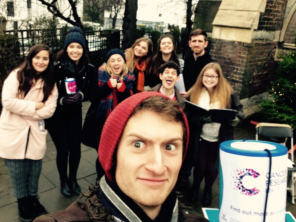 JJGulliford's tweet photo. Huge thanks to @RCSSDMT16 for the help fundraising by Xmas carolling. Raised £151.01 for @CR_UK #2015Challenge https://t.co/EqyqRimP8x