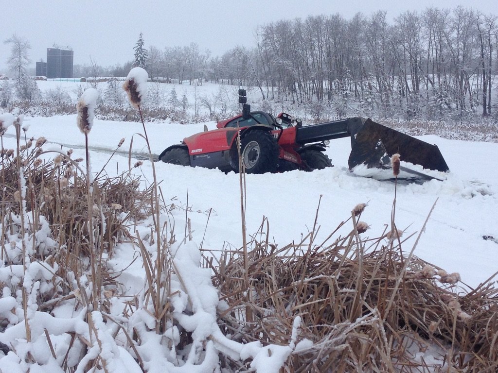Zamboni fail this morning!