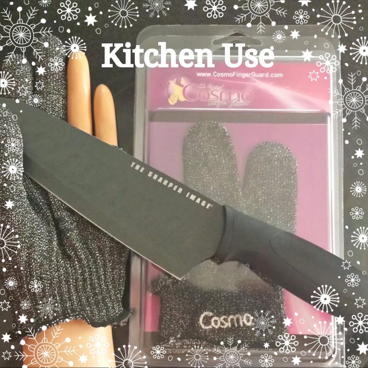 CosmoGlove's tweet image. Give the gift of Safety at home or work. Finger safety &amp;amp; customize w/name. #kitchenuse #Restaurant #culinary #chef