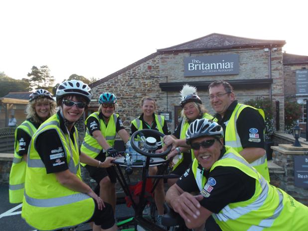 Thank you @Mag7rideagain team who raised £22,993 from their 7 seater cycle &amp; a total of £47,000 from their 3 rides!