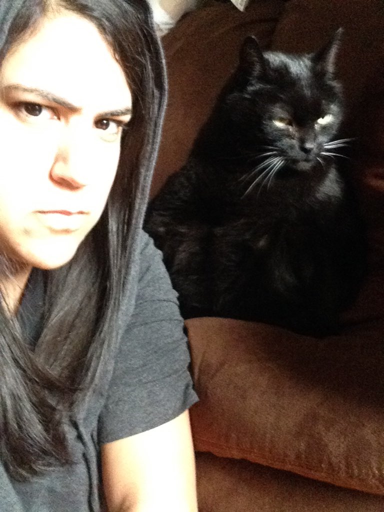 EpicMagster's tweet image. #CatSelfies #Midnight #SameExpression #Meow 😺😻❤️