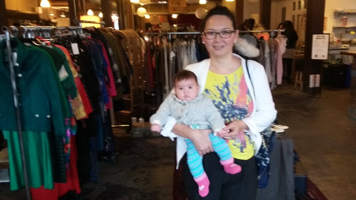 Christmas present shopping <a href="/AnnexFlea/">Annex Flea</a> <a href="/csiTO/">CSI Toronto</a> CSI Annex lounge turned into market