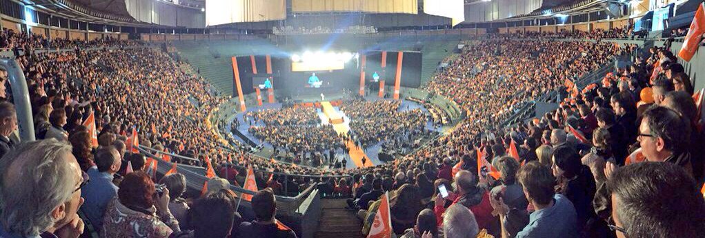 CiudadanosCs's tweet photo. #YoestuveenVistalegre13D gracias a los miles de ciudadanos que nos acompañasteis en este día histórico 🍊🍊 https://t.co/9OQZtV6nbe