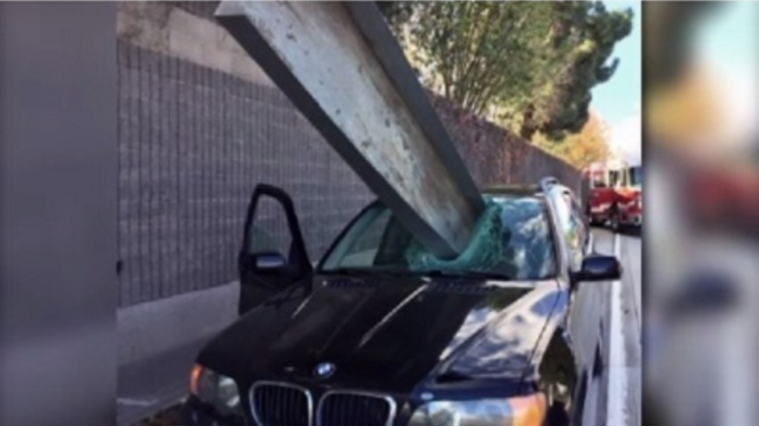 Driver in California survived when metal beam crashed through his windshield. #local10 bit.ly/1J5A8ab?utm_me… https://t.co/R9H4wQWfax