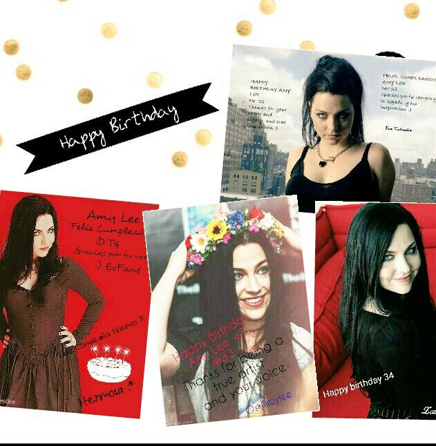  Happy Birthday Amy lee :D Mas de 4 años celebrando tu cumpleaños 
EvFan Colombia 