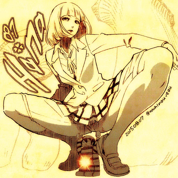 #僕の絵が好きそうなフォロワーさんにrtして届けておくれ絵
ファンアートでも良いんですかね… 
