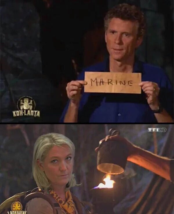 tchicken45's tweet photo. " Marine votre sentence est irrévocable " #KohLanta #3.0 https://t.co/W2sivIlmtC