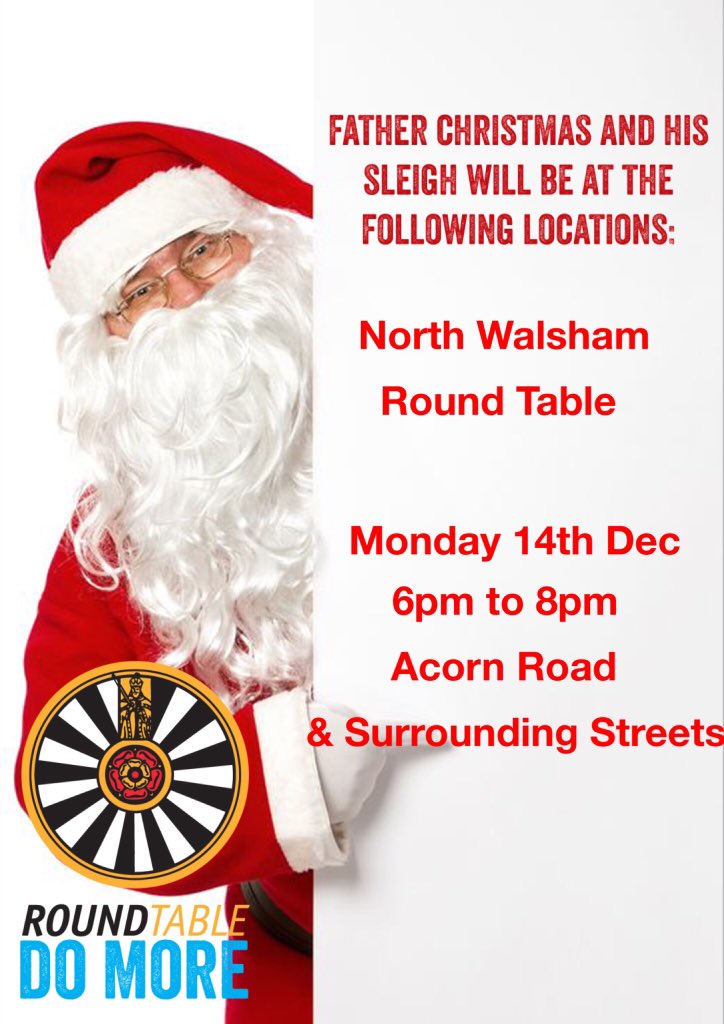 NWRT_Santa's tweet photo. Santa is coming.....tell your friends and neighbours. https://t.co/0PeXA4Pa7z