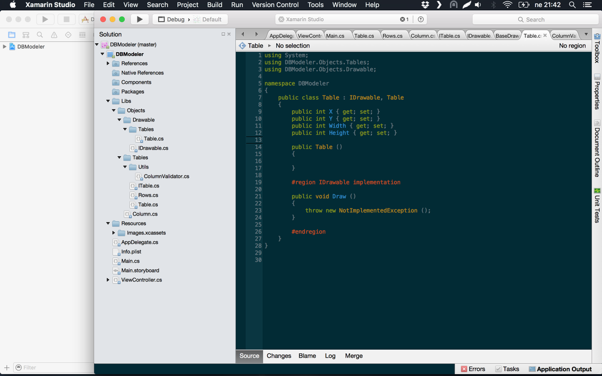 KennyDaren's tweet image. Just programming my first Mac OS X App #monodevelop #xamarin #csharp