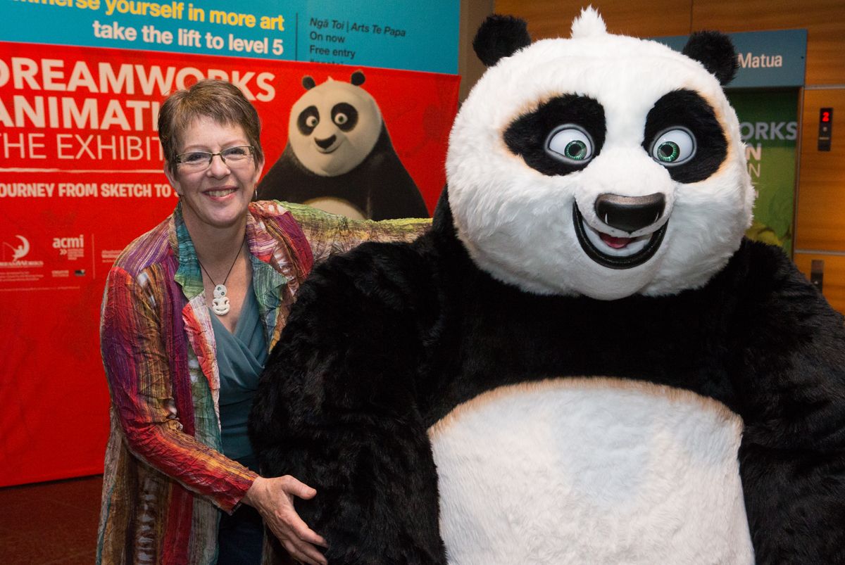 Te_Papa's tweet photo. More #Po, #Toothless and #DreamWorks magic from our exhibition opening on Saturday. Photos: Kate Whitley © Te Papa https://t.co/kyUNHHPB8B
