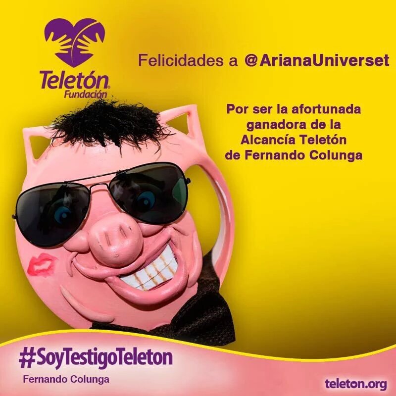 ferteamx's tweet image. #FernandoColunga con @TeletonMexico y felicidades a @ArianaUniverset por ganar su alcancía #Teleton2015