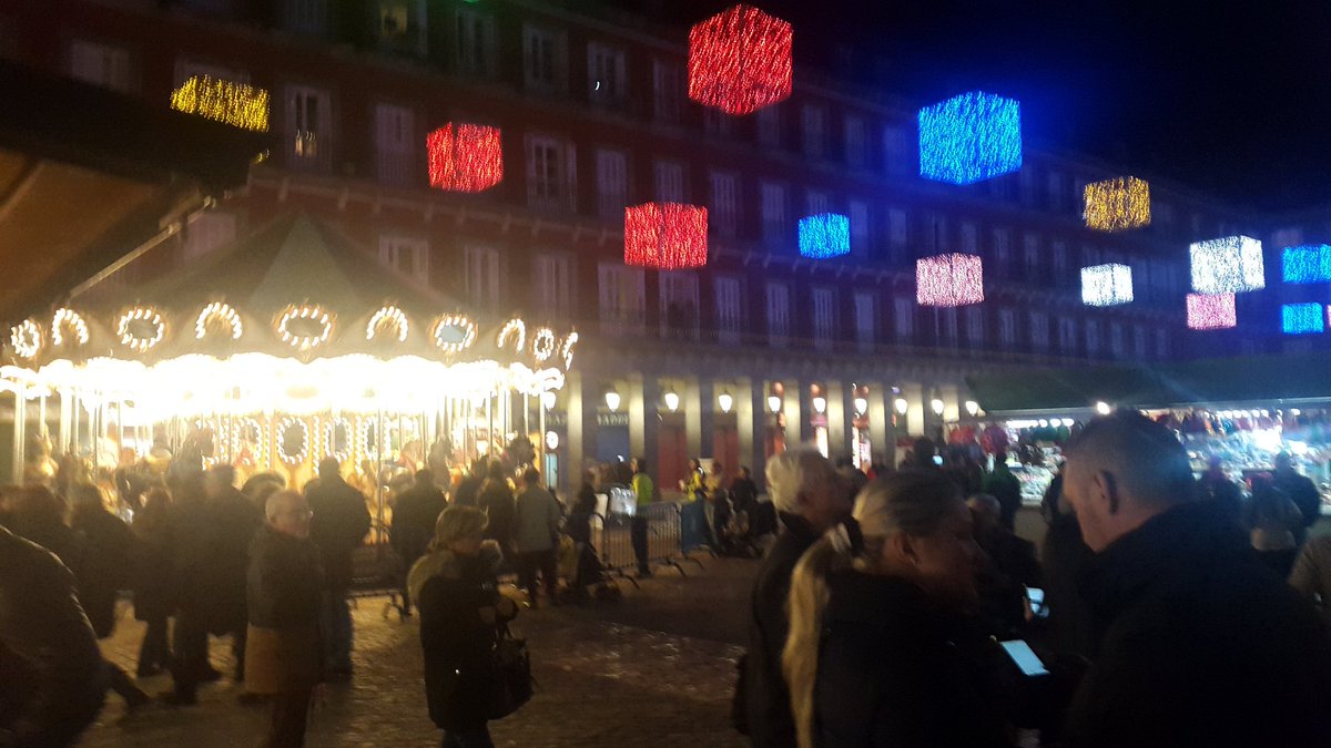 Plaza mayor!!!! Its only 3 minutes walking from the hostel...